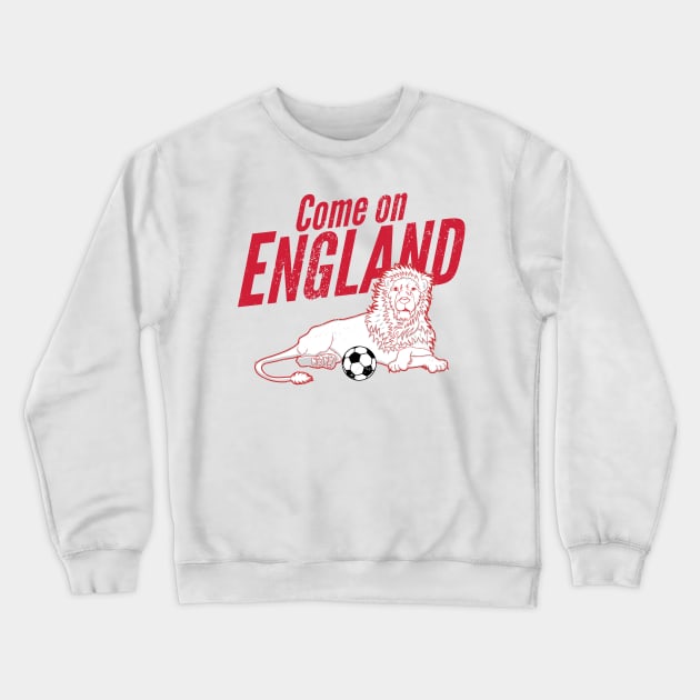 England Soccer Fan Gift Crewneck Sweatshirt by atomguy